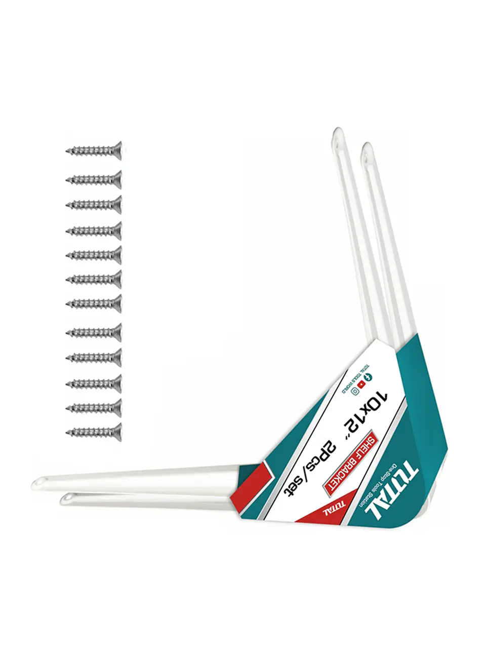 Soporte Escuadra Para Repisa Estante 10''x12'' 2 Unds Total 2