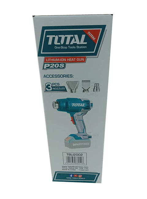 Pistola De Calor Inalámbrica 20v Bat+ Carg Total Tbli2002