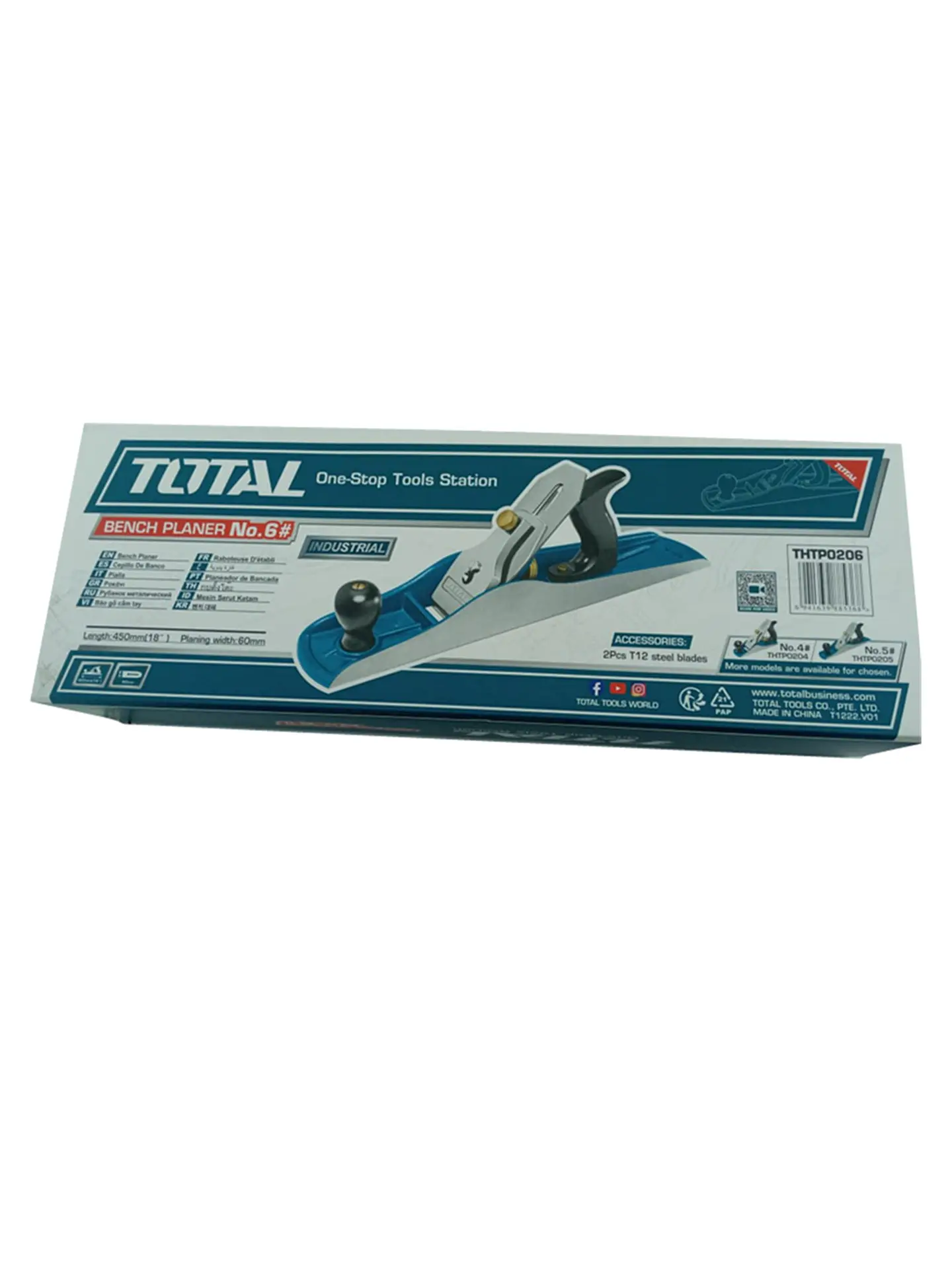 Cepillo Carpintero Manual Para Madera N° 6 Total Thtp0206 3