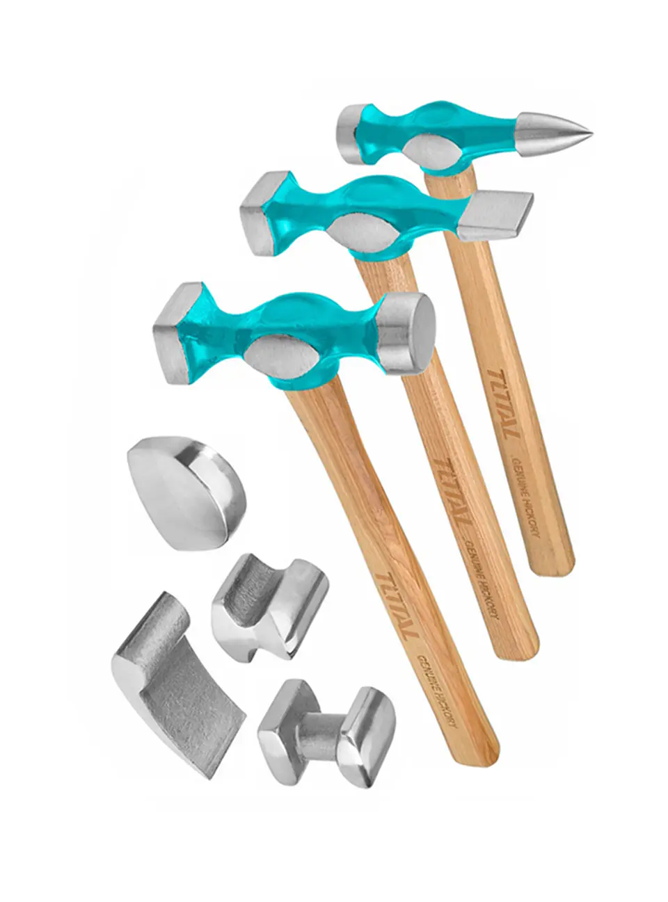 Kit Juego Martillos Desabolladores 7 Piezas Total Tbafo712 2