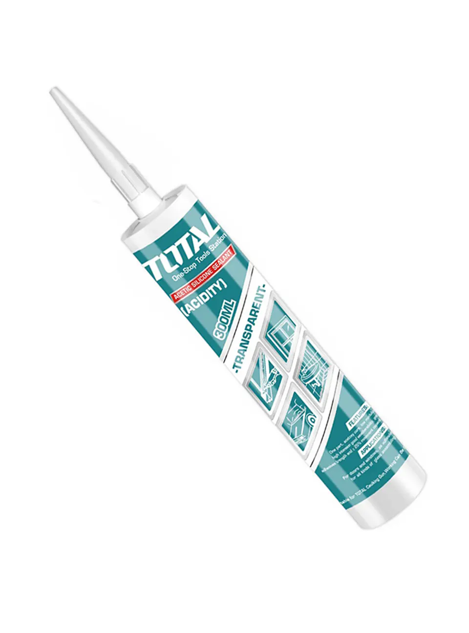 Silicona Sellante Cartucho 300 Ml Color Transparente Total 3