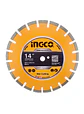 Disco Diamantado Segmentado Corte Humedo 355mm Ingco - Miniatura 1