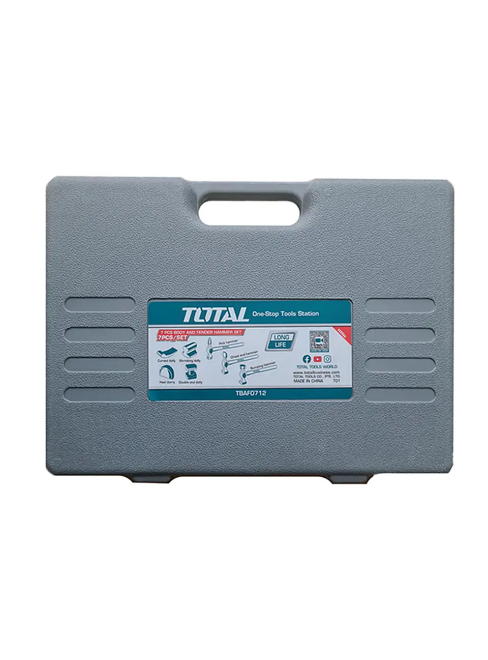 Kit Juego Martillos Desabolladores 7 Piezas Total Tbafo712 3