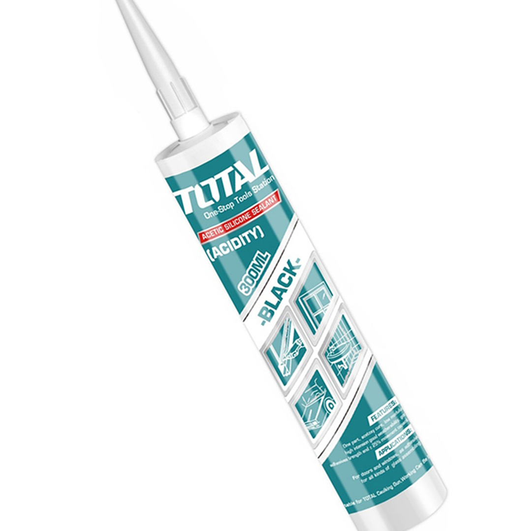 Silicona Sellante Cartucho 300 Ml Color Negro Total 3