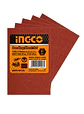 5 Hojas De Lija Para Pulir 145x114mm Grano Variado Ingco - Miniatura 1