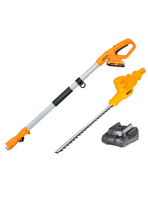 Cortaseto Podador De Altura Inalámbrico 20v Bat+carg Ingco