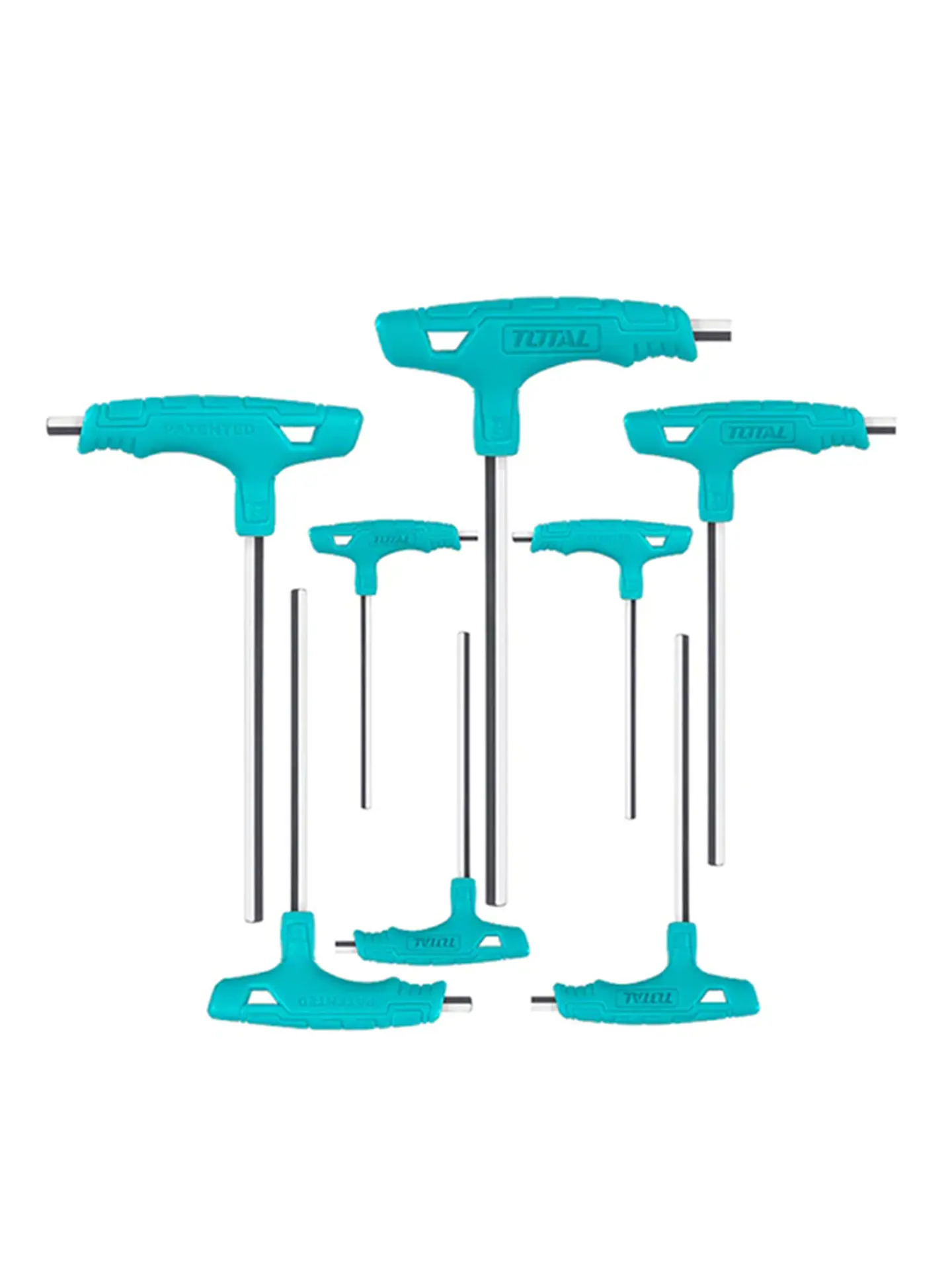 Set Juego Llaves Allen Hexagonal C/mango T 8 Pcs Thhw80816 1