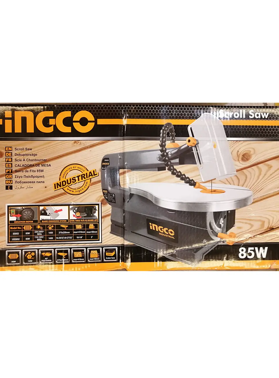 Sierra Caladora De Banco 85w Ingco Ss852 2