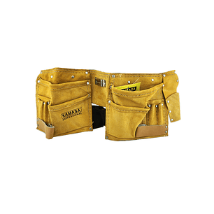 Coleto Carpintero Doble Cuero Porta Herramienta Km5001