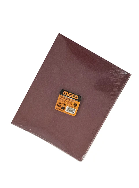 5 Hojas De Lija Para Pulir 145x114mm Grano Variado Ingco