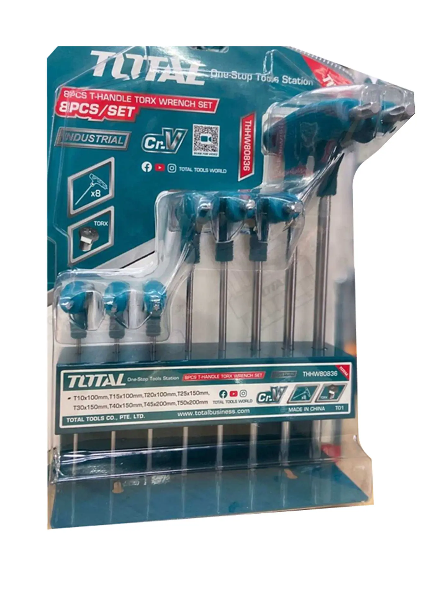 Set Juego Llaves Allen Hexagonal C/mango T 8 Pcs Thhw80816 2