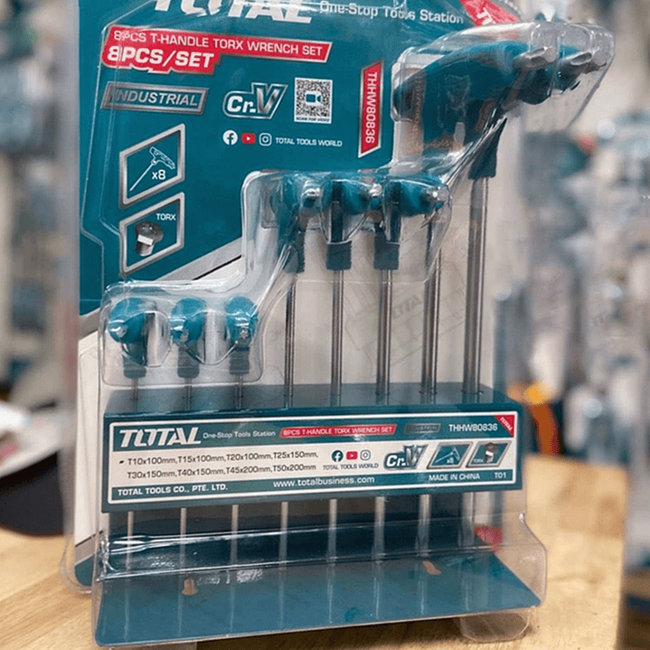 Set Juego Llaves Allen Hexagonal C/mango T 8 Pcs Thhw80816 3