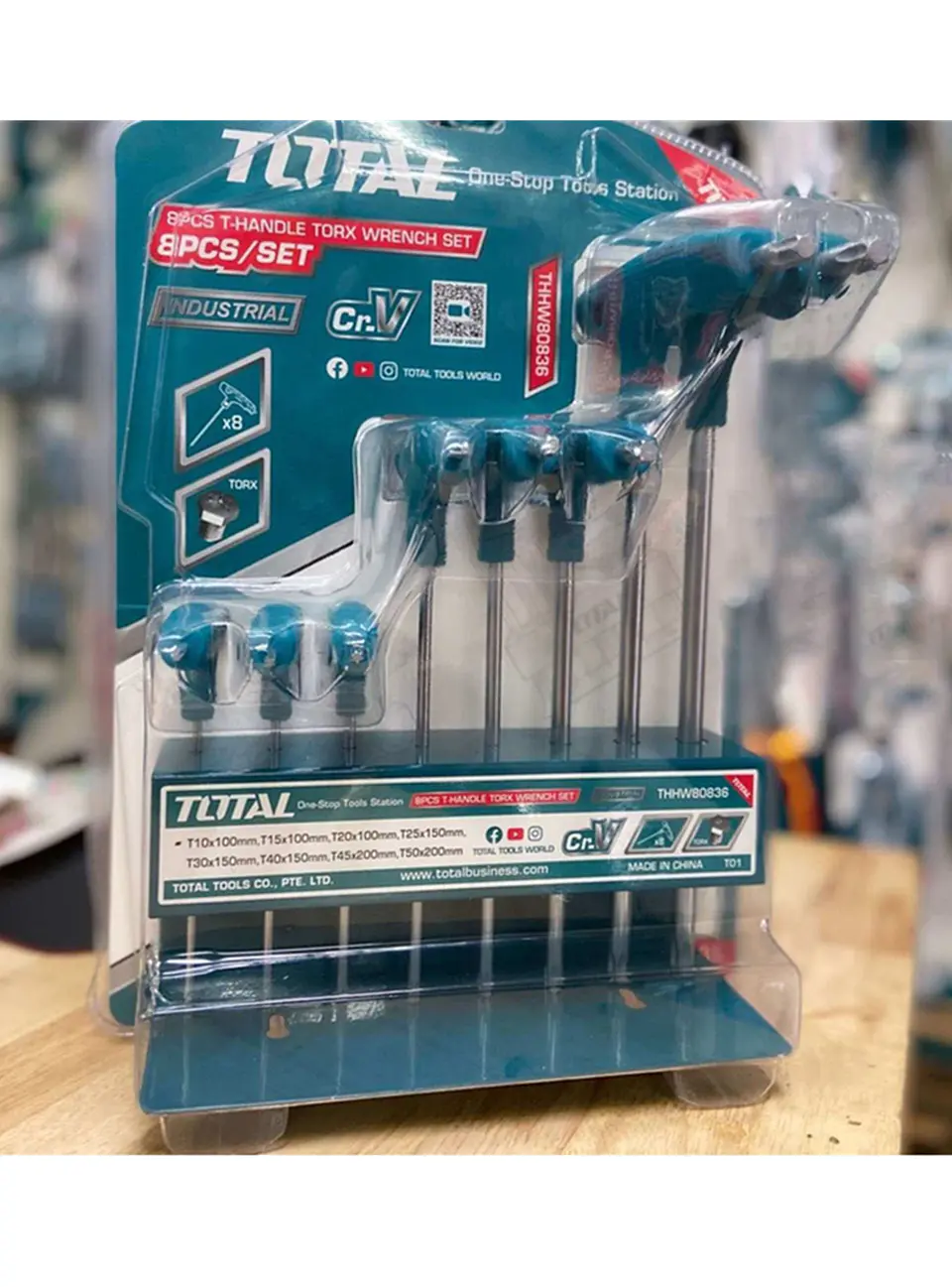 Set Juego Llaves Allen Hexagonal C/mango T 8 Pcs Thhw80816 3