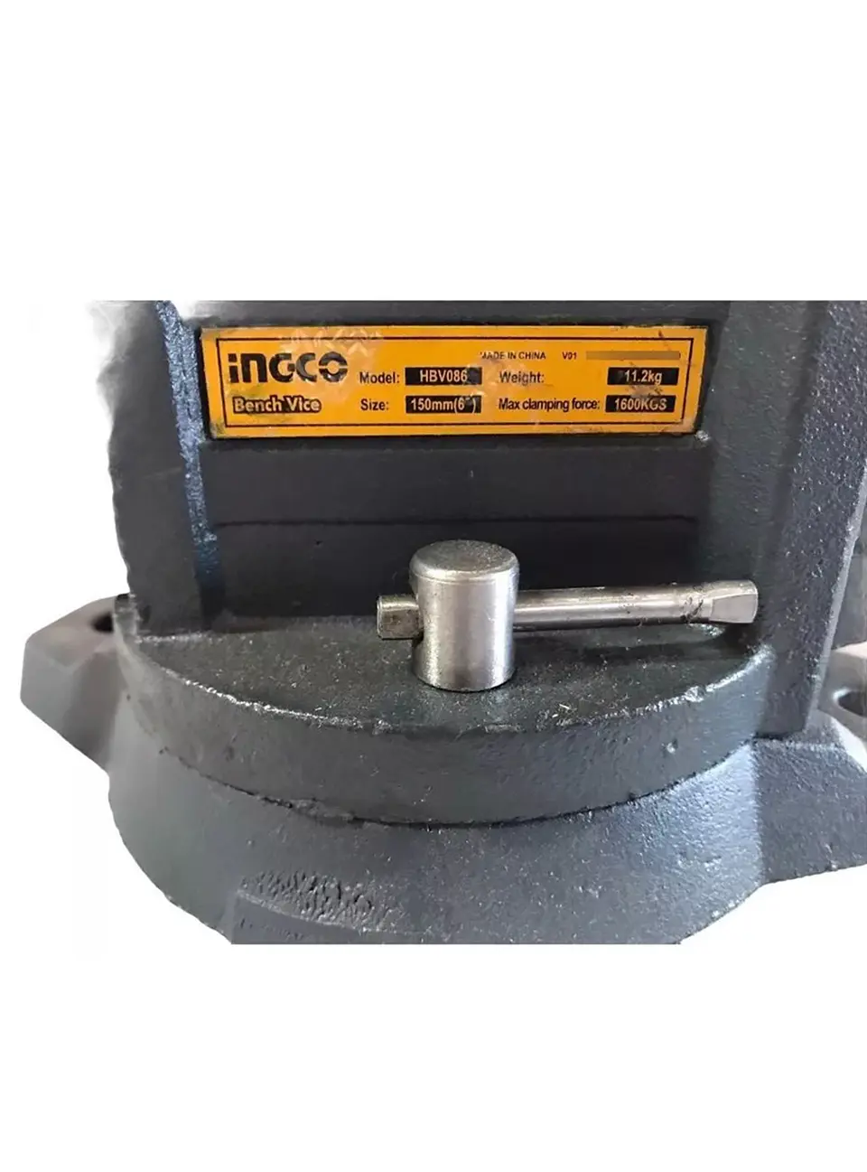 Tornillo De Banco Mecanico Base Giratoria 6 Pulgadas Ingco 3