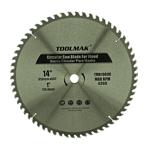 Disco De Corte 14 Pulgadas 60 Dientes Toolmak