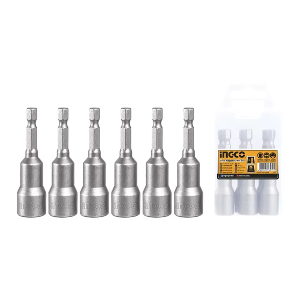 Juego Adaptadores Para Taladro Punta Magnetica 6 Piezas Ingco 1