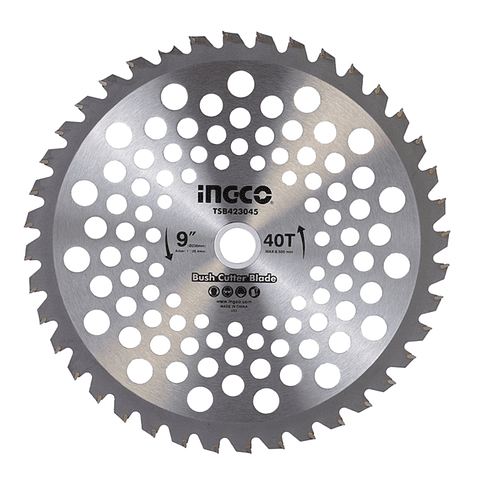 Disco Desbrozadora Desmalesadora Orilladora 9 230mm 40 Dientes