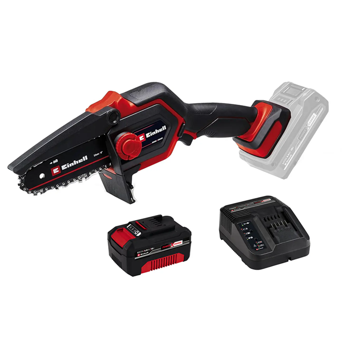 Motosierra Ge-ps 18/15 Li Bl-solo 18v Bat+ Cargador Einhell 1