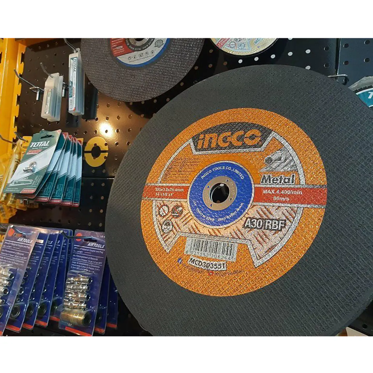 Disco Corte Metal 14 355mm Tronzadora Ingco Mcd303551 2