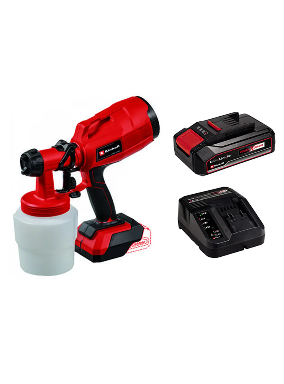 Pistola De Pintura Inalambrica 18v Bateria + Cargador Einhell 1