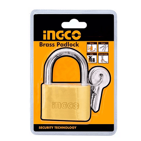 Candado Seguridad De Bronce 30mm Ingco Dbpl0302