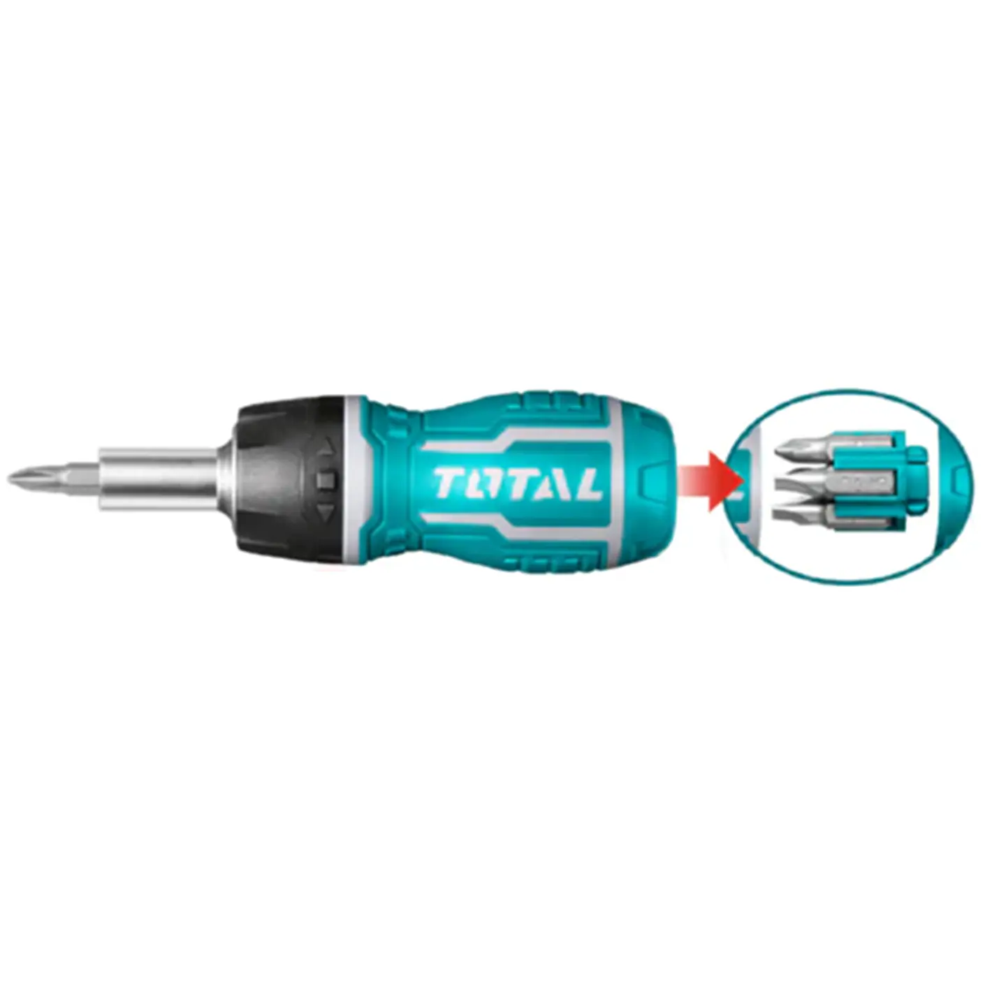 Destornillador Ratchet 8 En 1 Total Tacsds1726 2