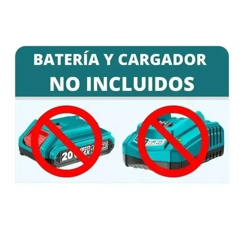 Pistola De Calor Inalámbrica 20v Total Tbli2002 2