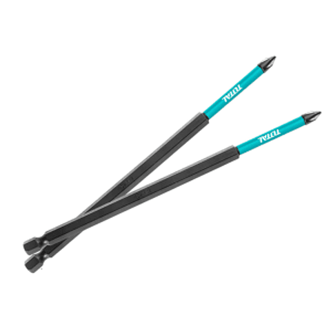 Punta Phillips Impacto S2 Ph2 200mm Magnético 10 Pcs Total