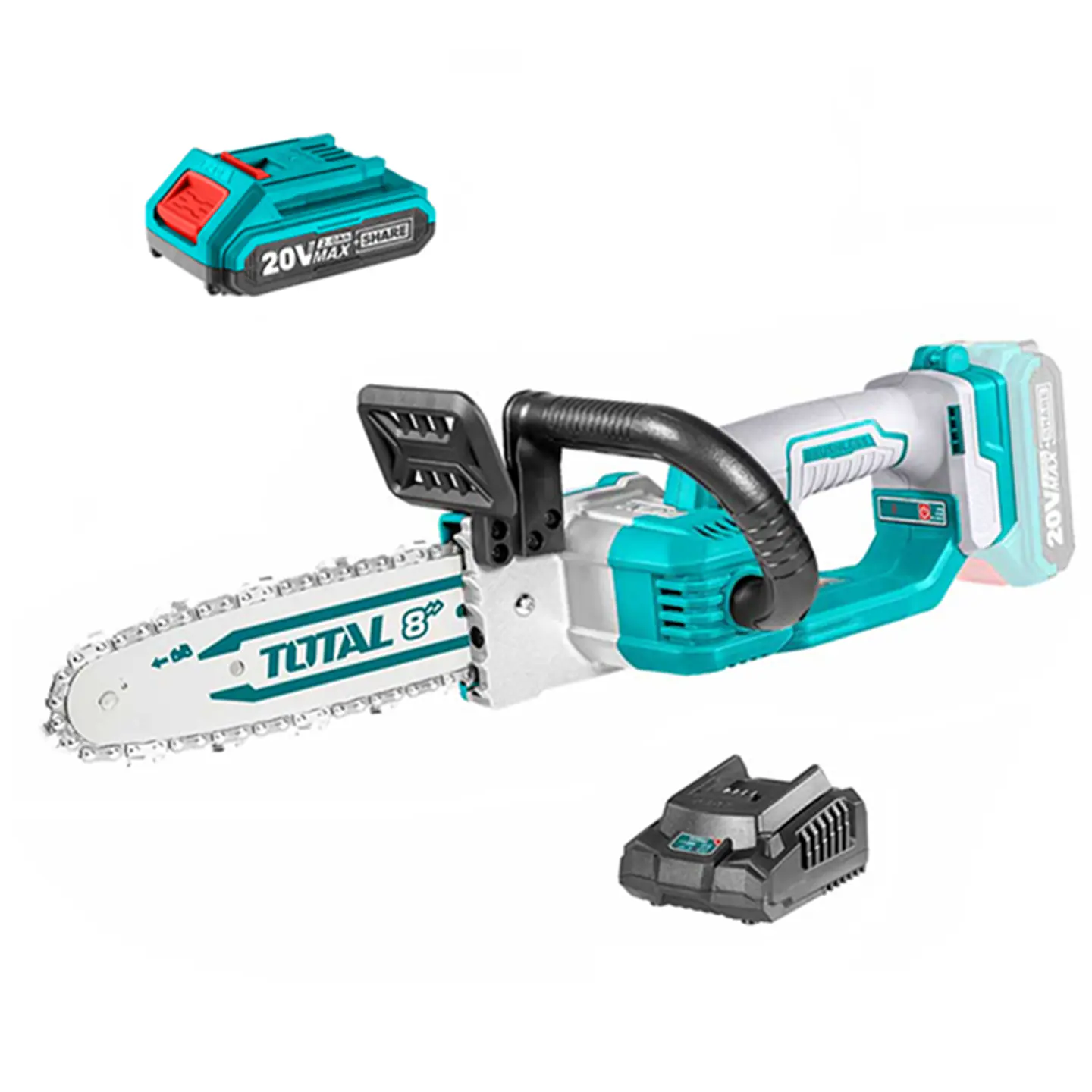 Motosierra 20v 8 Pulg Bat+Carg Total Tgsli20851 1