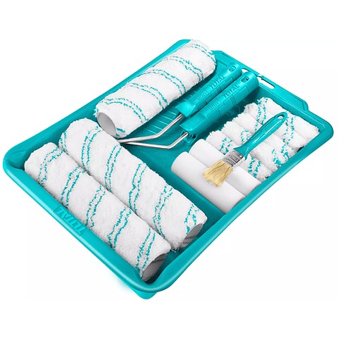 Kit Para Pintar Bandeja Rodillo 14 Pcs Tht862302