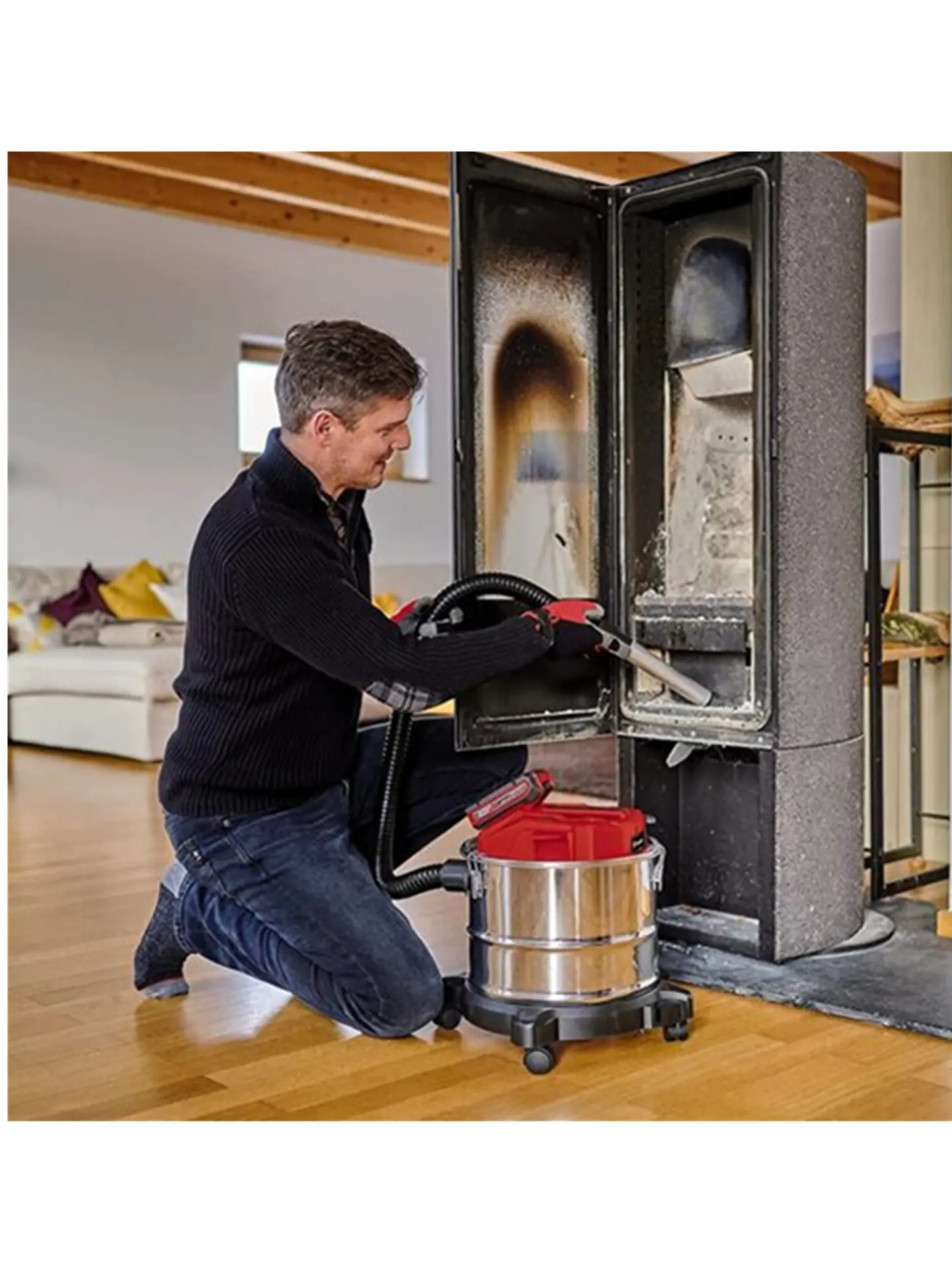 Aspiradora 18v De Ceniza Bat+ Carg Einhell 2351700 4