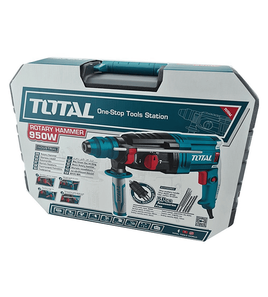 Martello Perforatore STANEW SDS Plus 950W - 4 Funzioni, Frizione Di Sicurezza, 0-1150 Giri/min, Per Calcestruzzo E Legno - Foto 3