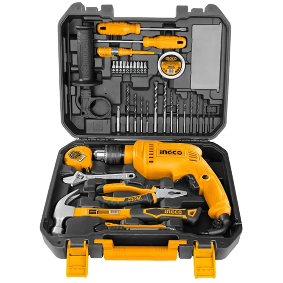 Kit Taladro Percutor 680w + Herramientas 115 Pcs 1