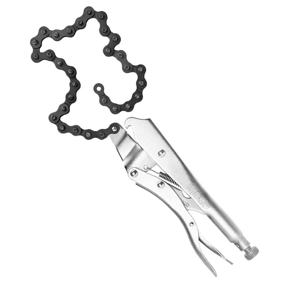 Alicate Presion Caiman Tipo Cadena 10 Pulg Ingco 1