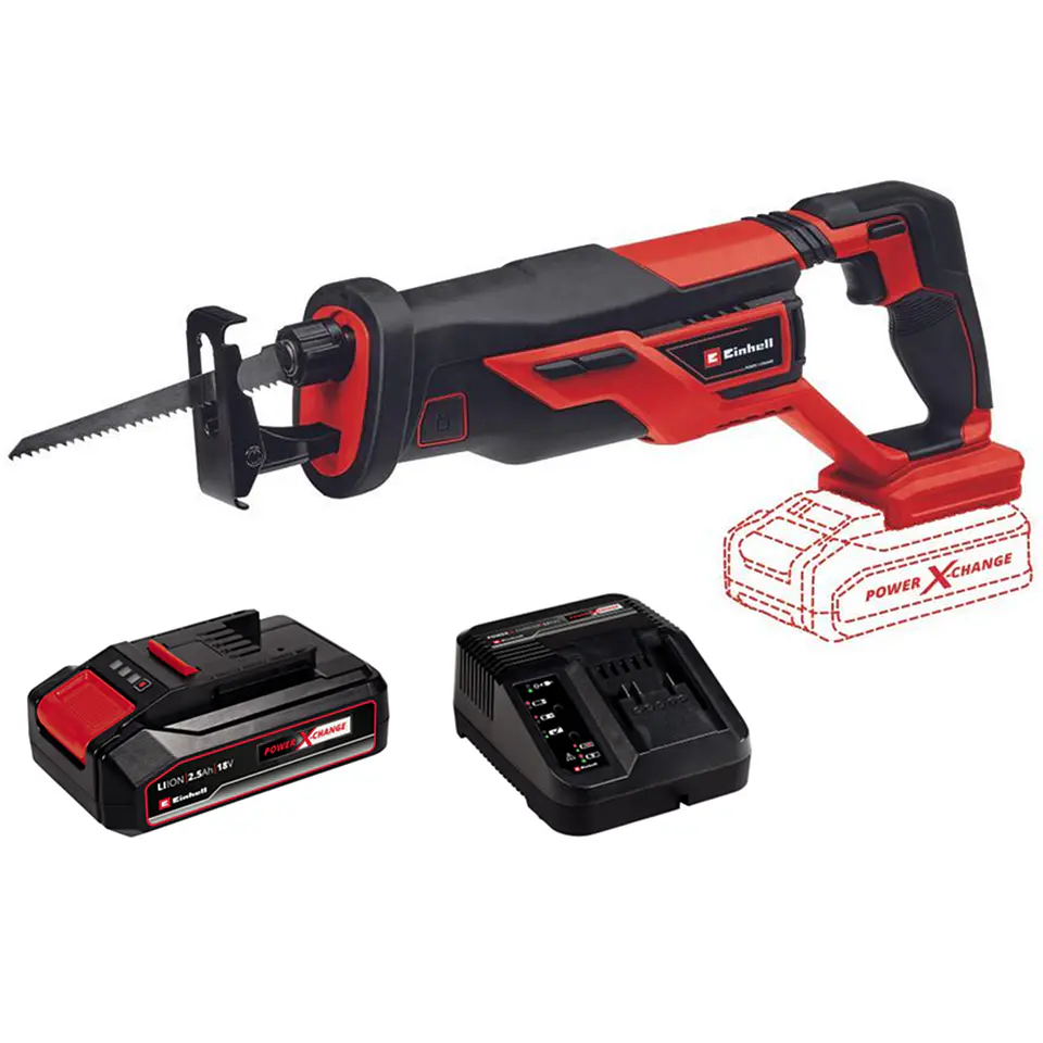Sierra Sable 18v Batería + Cargador Einhell 4326290 1