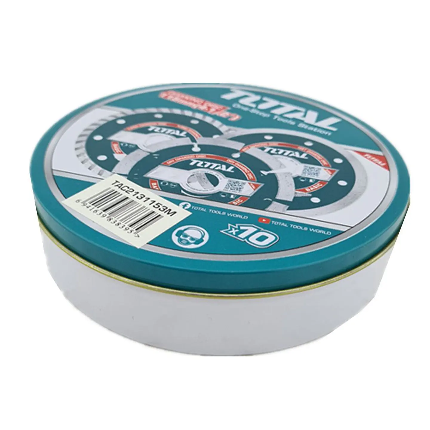 Disco De Corte Diamantado Turbo 4 1/2 115mm 10 Unids Total 2