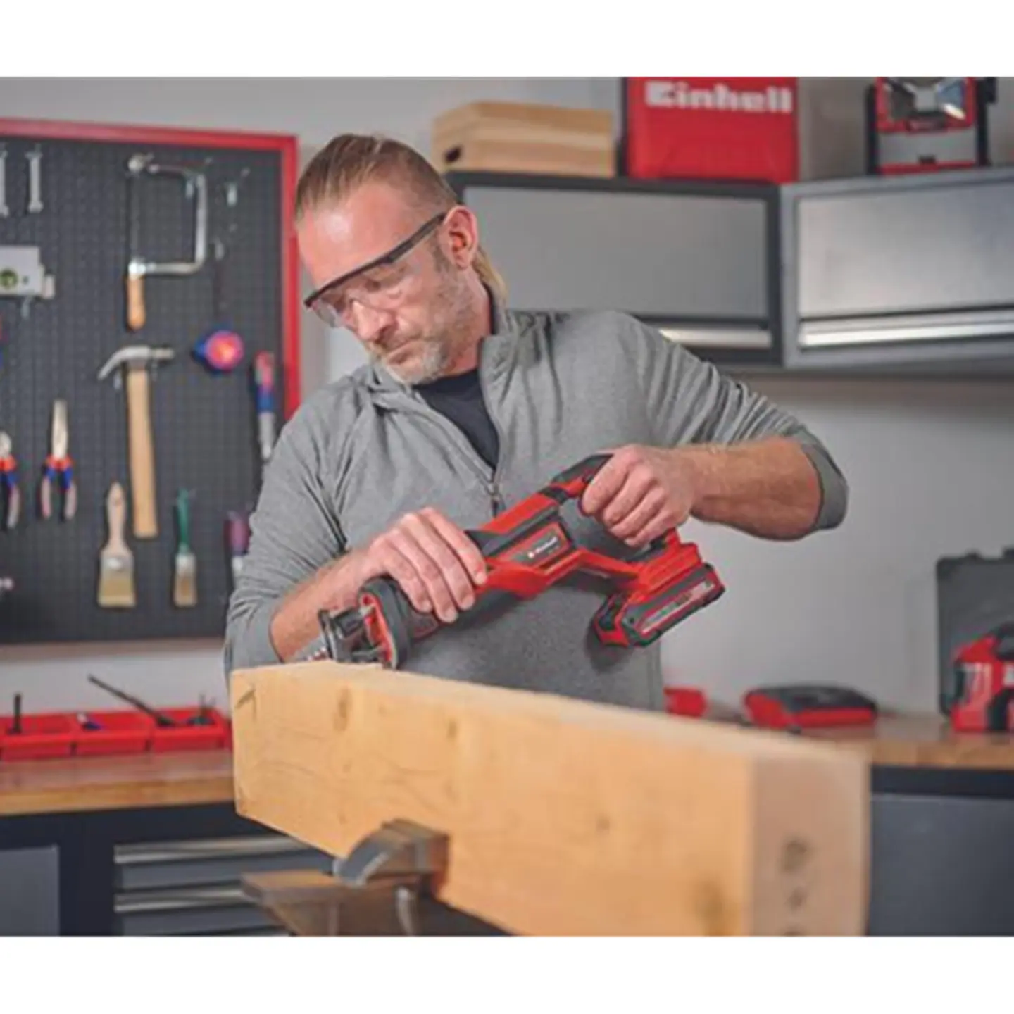 Sierra Sable 18v Batería + Cargador Einhell 4326290 2