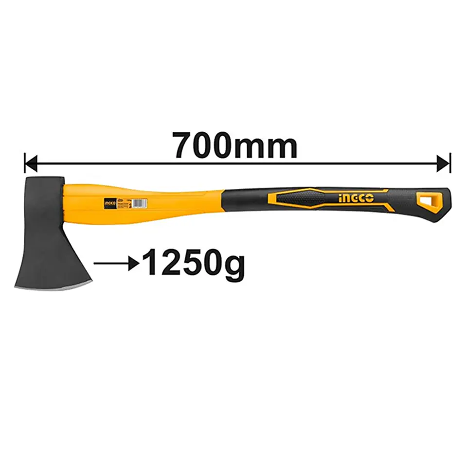 Hacha De Mano Mango Fibra De Vidrio 1250g Ingco 2