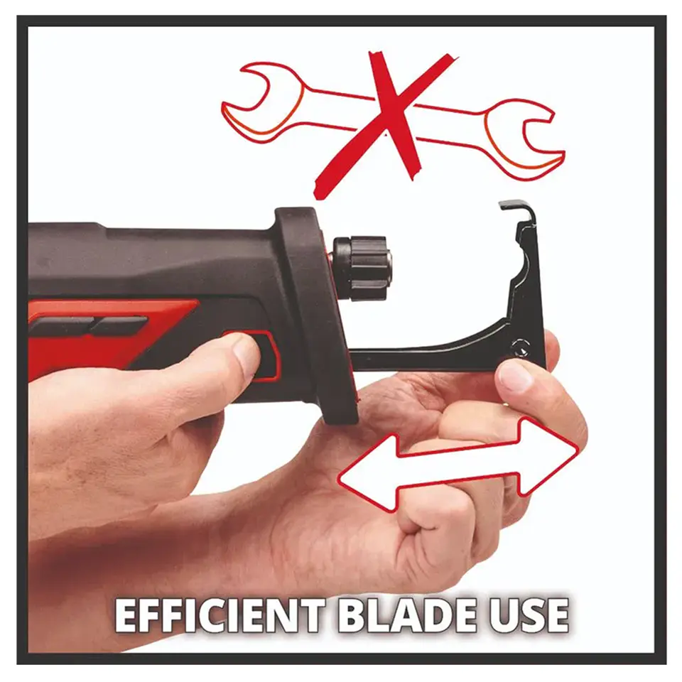 Sierra Sable 18v Batería + Cargador Einhell 4326290 3