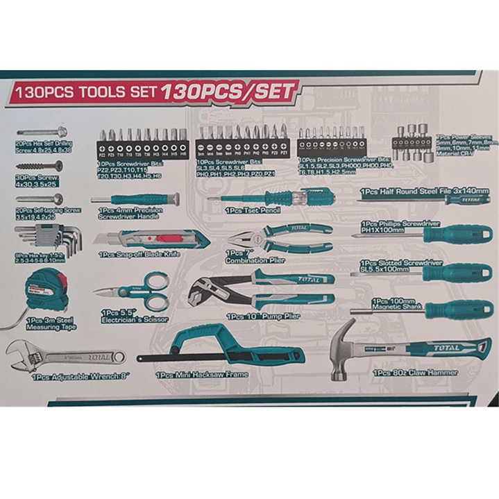 Set Juego Accesorios Y Herramientas 130 Pcs Total 2