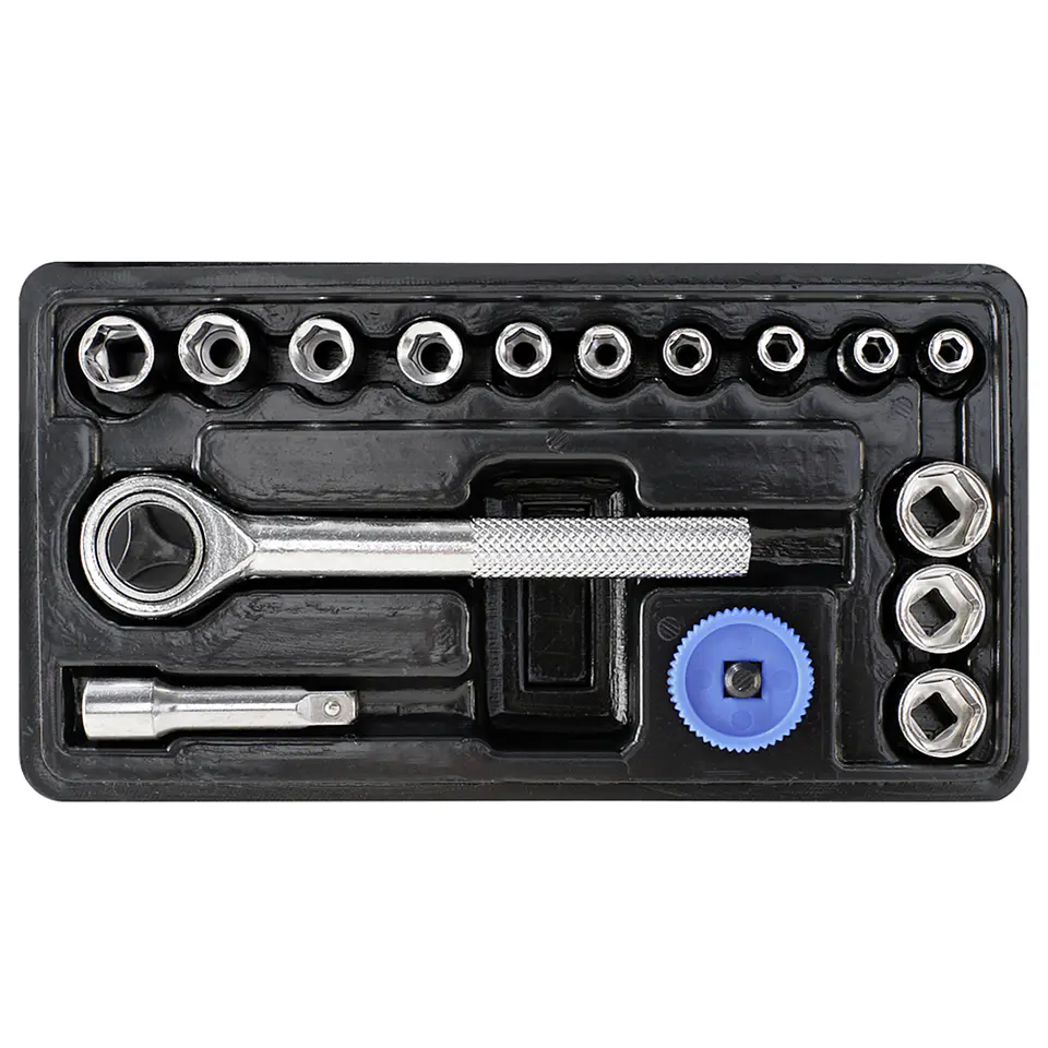 Set De Dados Cuadrante 1/4 16 Piezas Kwb 371990 2