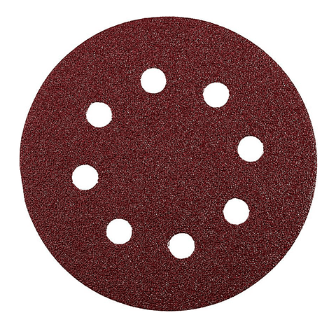 5 Disco Lija Para Pulir 125mm Velcro Grano 120 Kwb