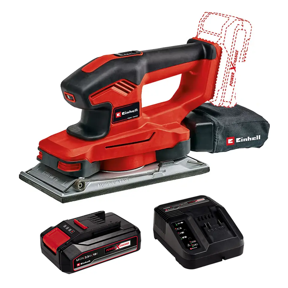 Lijadora Orbital 18v Bat + Carg Einhell 4460720 1