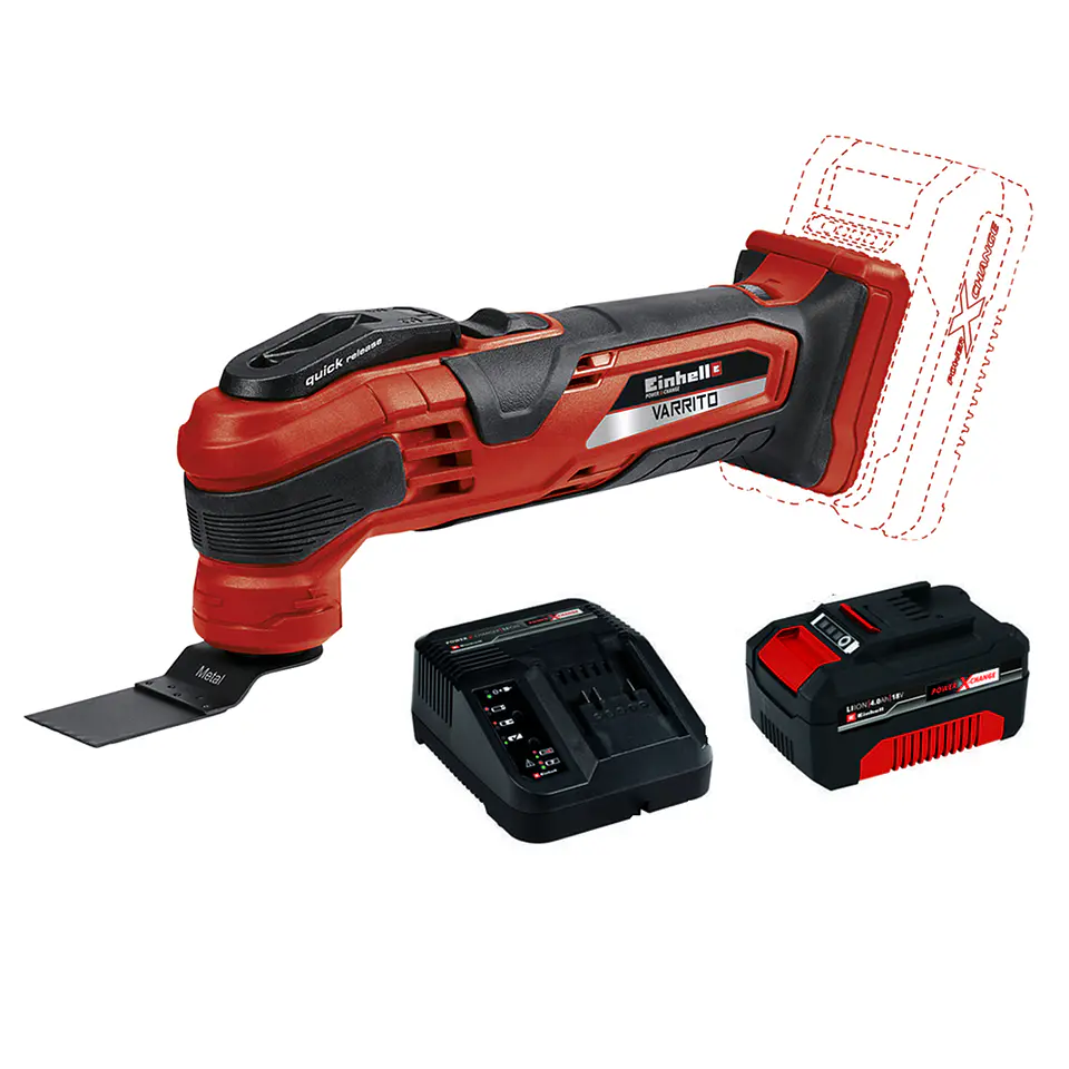 Herramienta Oscilante Multiuso 18v Bat+ Cargador 1