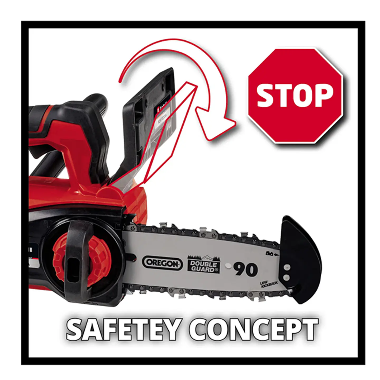 Motosierra 18v 200mm Bateria + Cargador Einhell 2