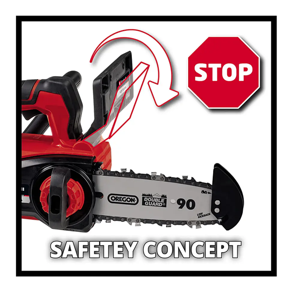 Motosierra 18v 200mm Bateria + Cargador Einhell 2