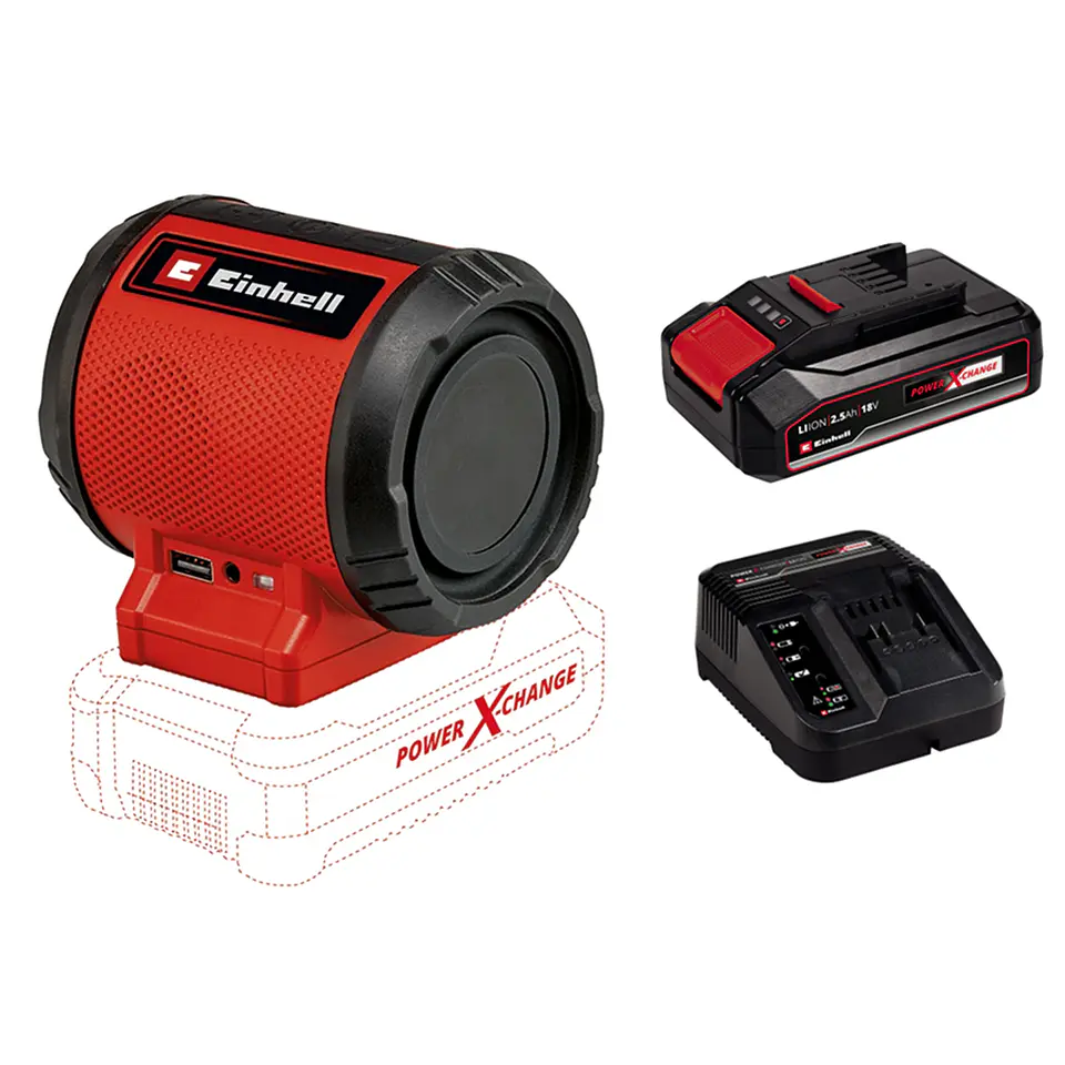 Parlante Altavoz Bocina Bluetooth Usb 18v Bat+Carg 1