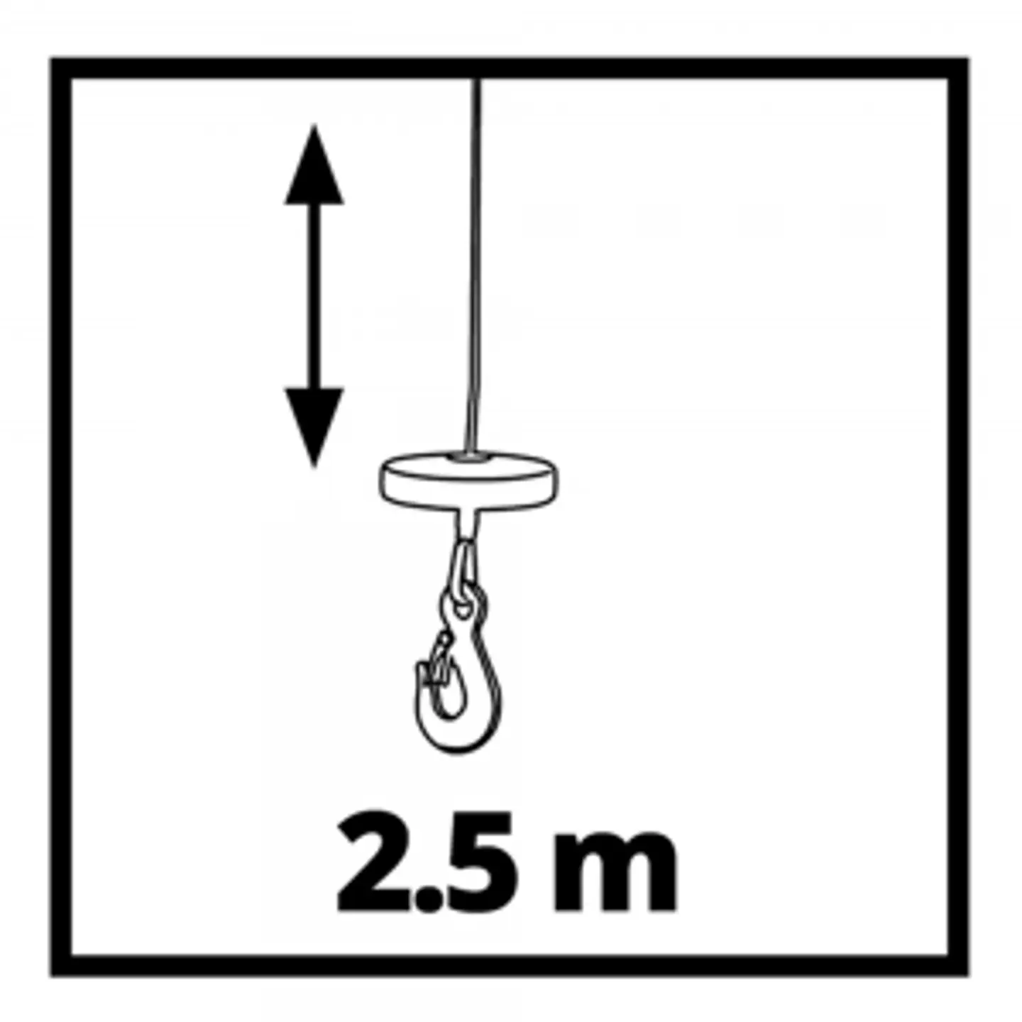 Tecle Con Cadena Manual 1 Ton 2.5 Mts Einhell 4