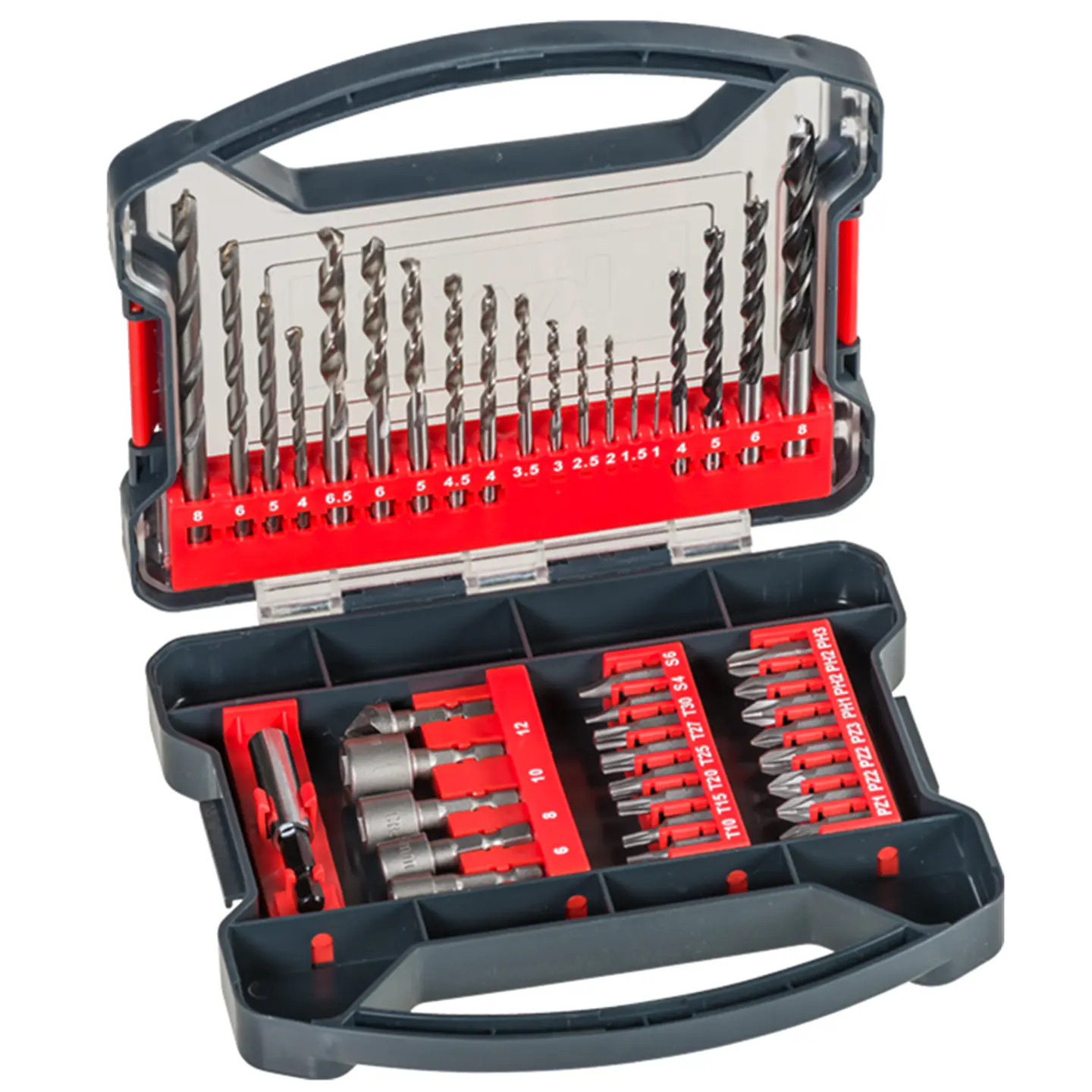 Puntas Y Brocas P/ Atornillar Taladrar 41 Pcs Kwb 1