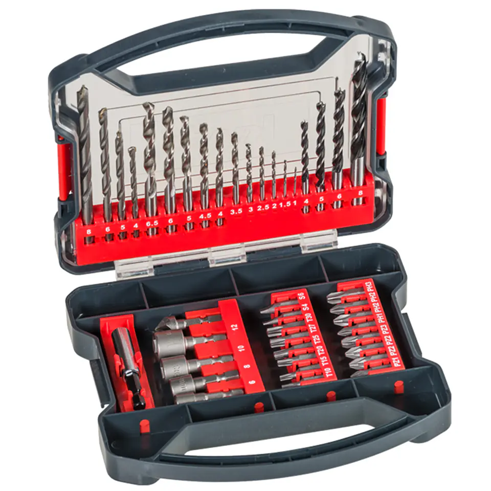 Puntas Y Brocas P/ Atornillar Taladrar 41 Pcs Kwb 1